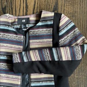 H&M zip style blazer